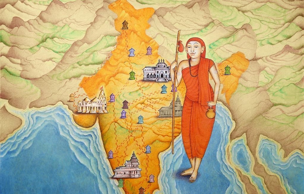 Adi_Shankara_India_4Peetams